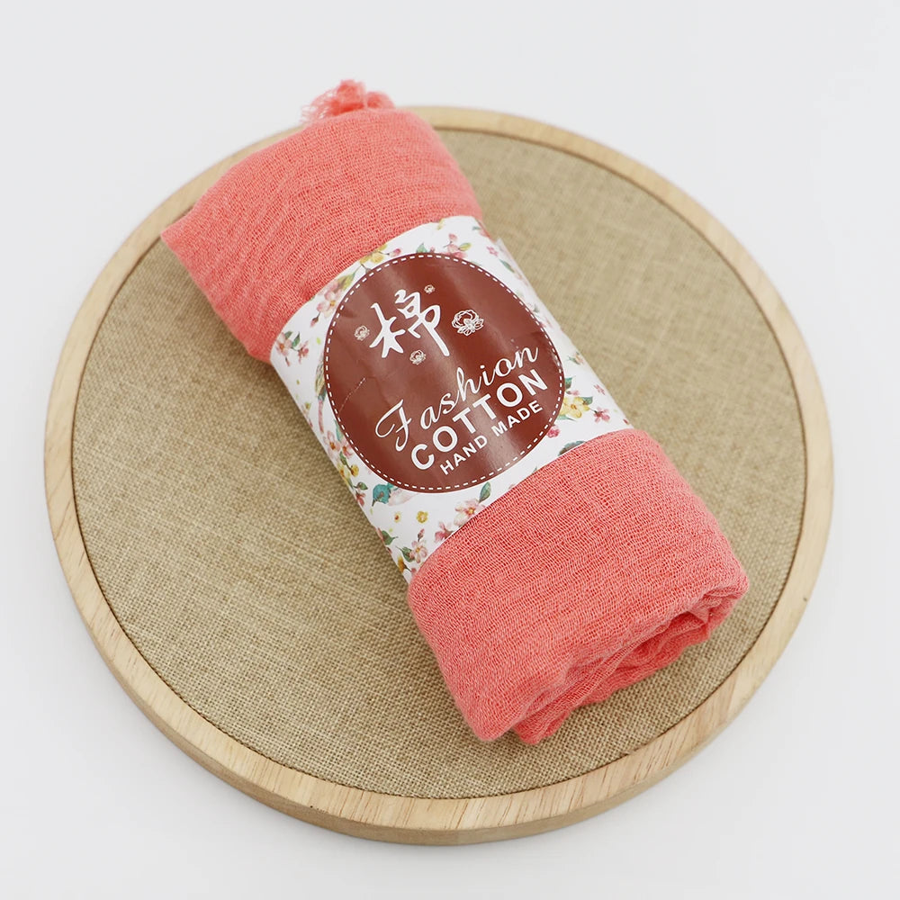 alalar-Big size  crinkle scarf for women soft cotton headscarf