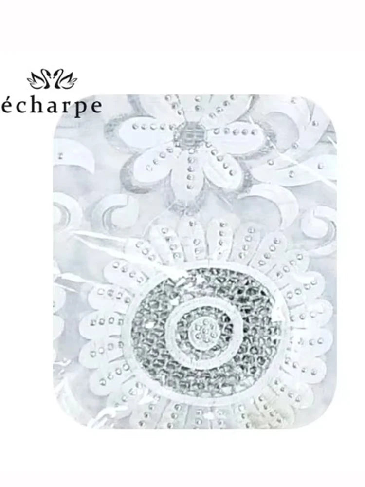 alalar | African-Inspired Hollow Cotton Embroidered Hijab Scarf