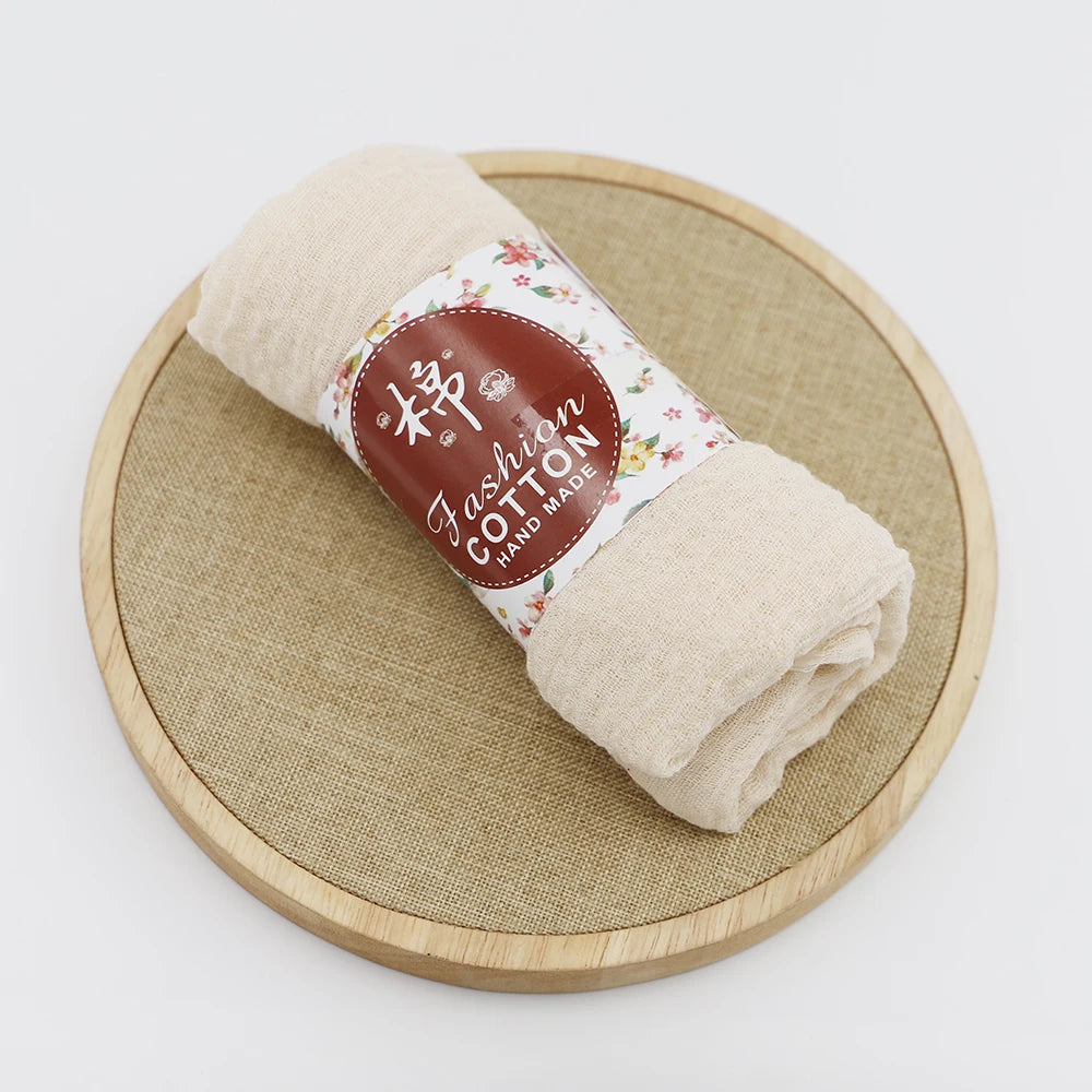 alalar-Big size  crinkle scarf for women soft cotton headscarf