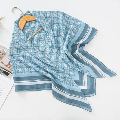 alalar-Scarf-Abaya Women Malaysia Tudung Bawal Flower Print Hijab New Design Headscarf