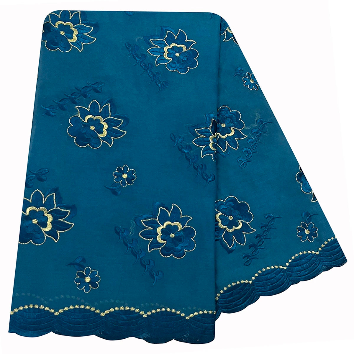 alalar| Embroidered Cotton Hijab Scarf – African Style Muslim Headscarf Dubai Modest Fashion
