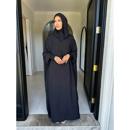 ALALAR | Hooded Jilbab Dress for Women – Eid Ramadan Morocco Kaftan Dubai Modest Long Robe 2026