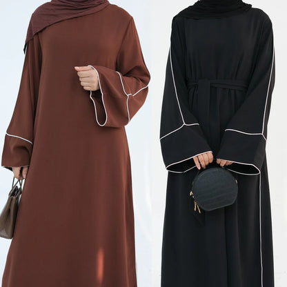 ALALAR | Velvet Abaya Dress – Luxury Dubai Modest Islamic Clothing for Women