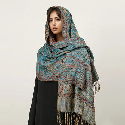 alalar | Bohemia Pashmina Hijab — Long Cashmere-Feel Shawl