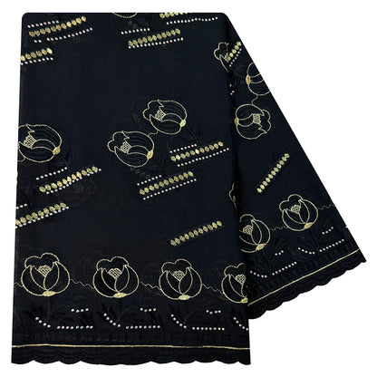 alalar | 100% Cotton Rayon Embroidered Scarf — Dubai Signature Style-اسيراد دبي