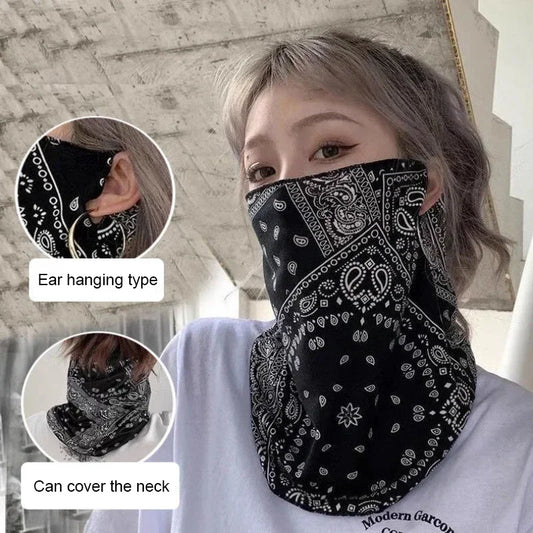 alalar-Women and Men Fashion Punk Sunscreen Mask For Men Women Summer Face Neck Ear