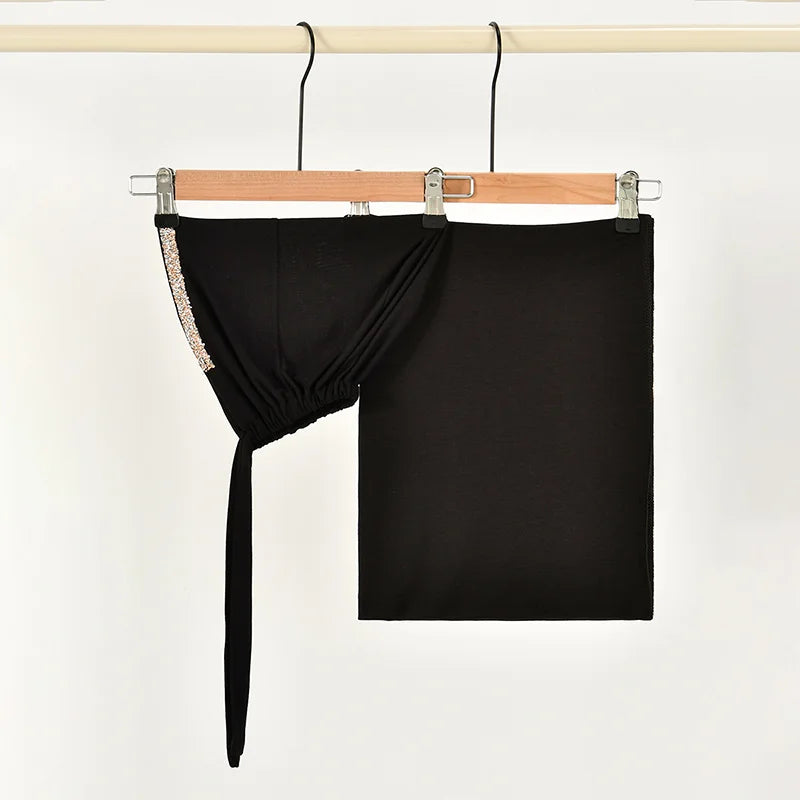 alalar | 2-Piece Modal Jersey Hijab Set – Soft Stretch Scarf + Adjustable Inner Cap