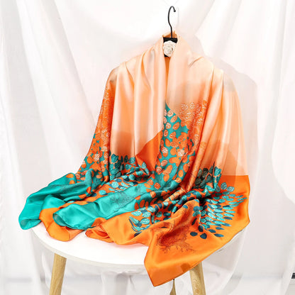 alalar-Women2024 New Satin Silk Shawl Hijab Headscarf