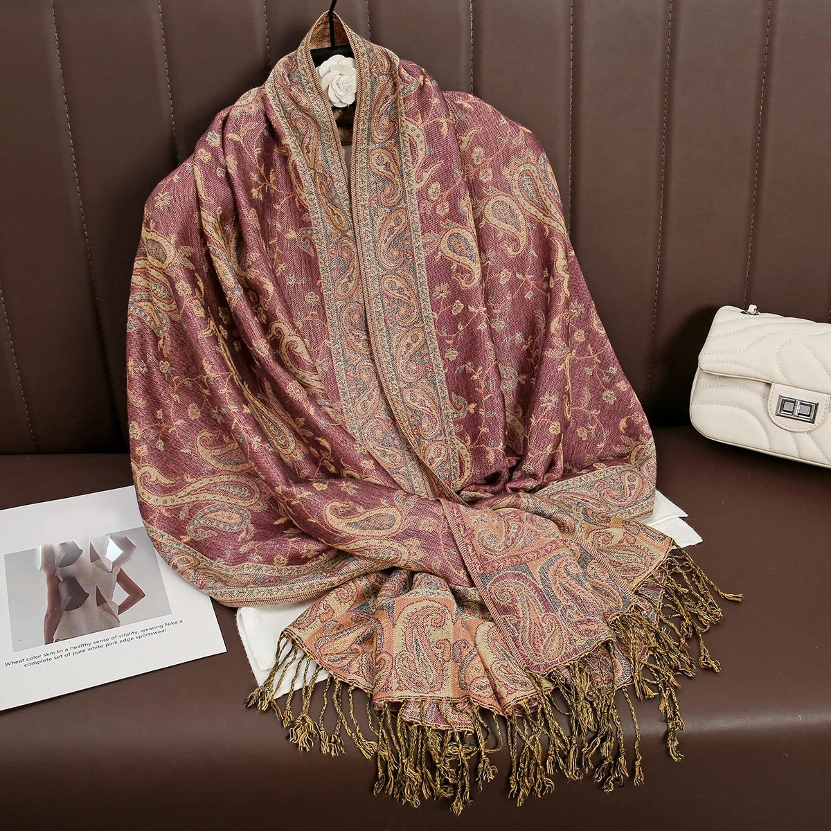 alalar | Bohemia Pashmina Hijab — Long Cashmere-Feel Shawl