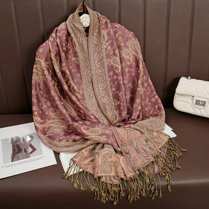 alalar | Bohemia Pashmina Hijab — Long Cashmere-Feel Shawl
