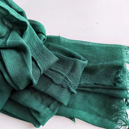 alalar | Soft Cotton Viscose Hijab – Multi-Color Lightweight Scarf - حجاب قطني بالوان متعددة