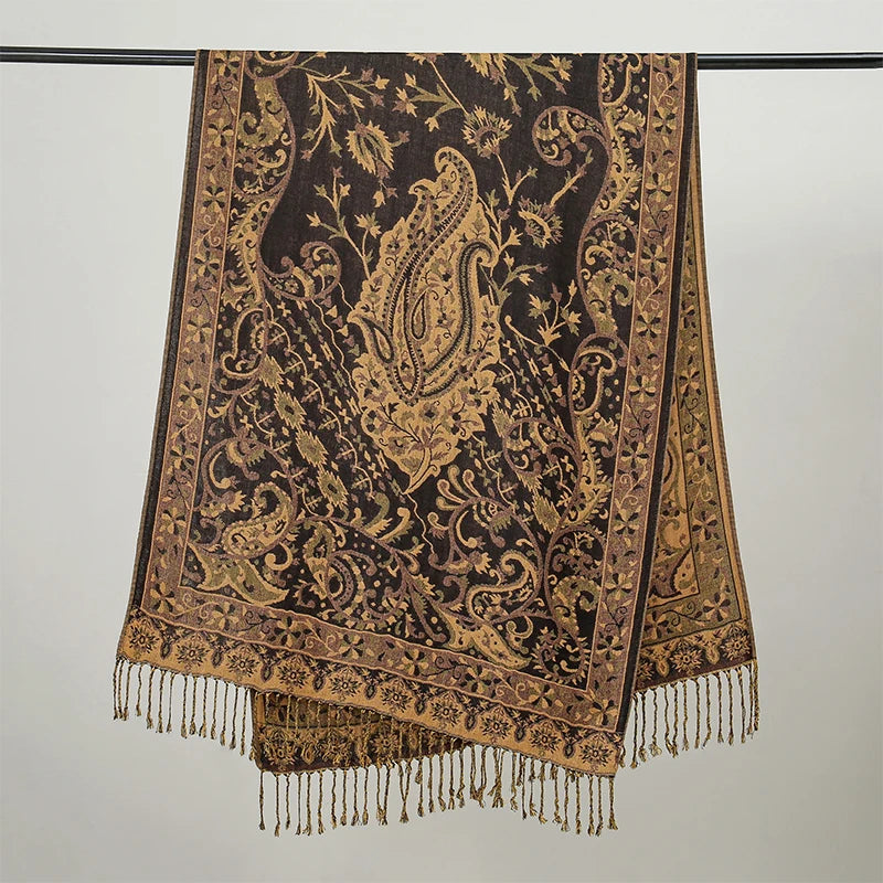 alalar | Bohemia Pashmina Hijab — Long Cashmere-Feel Shawl