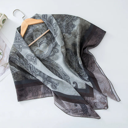 alalar-Scarf-Abaya Women Malaysia Tudung Bawal Flower Print Hijab New Design Headscarf