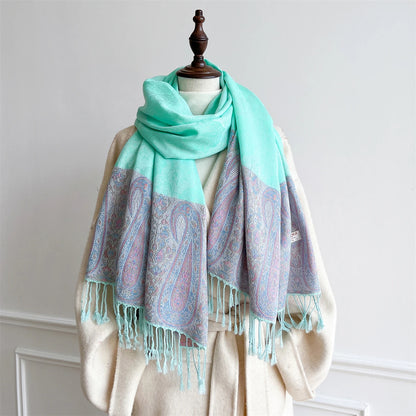 alalar | Luxury Cashmere Pashmina Shawl – Printed Autumn & Winter Wrap for Women