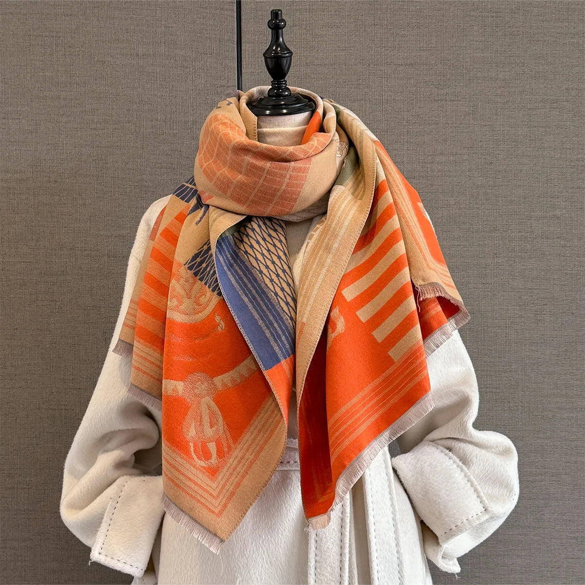 alalar | Luxury Winter Cashmere Scarf for Women – Ultra Soft & Warm