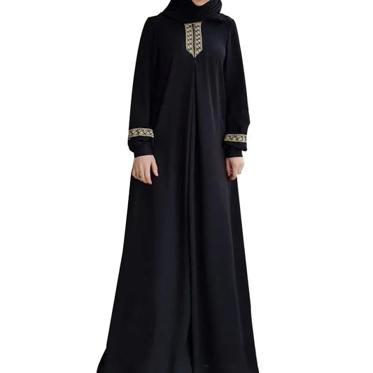 alalar-Scarf-Abaya Arab Muslim Abaya Dress Women Modest Kimono Print  Moroccan Kaftan Islam Maxi Dresses Islamic Clothing