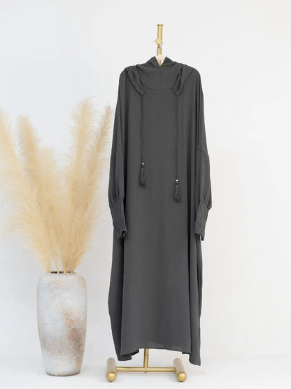 ALALAR | Hooded Jilbab Dress for Women – Eid Ramadan Morocco Kaftan Dubai Modest Long Robe 2026