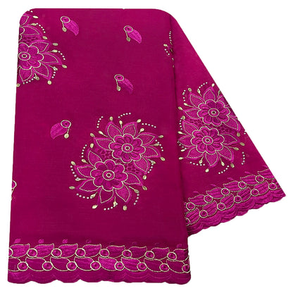 alalar | Embroidered Cotton Hijab Scarf – African & Dubai Style