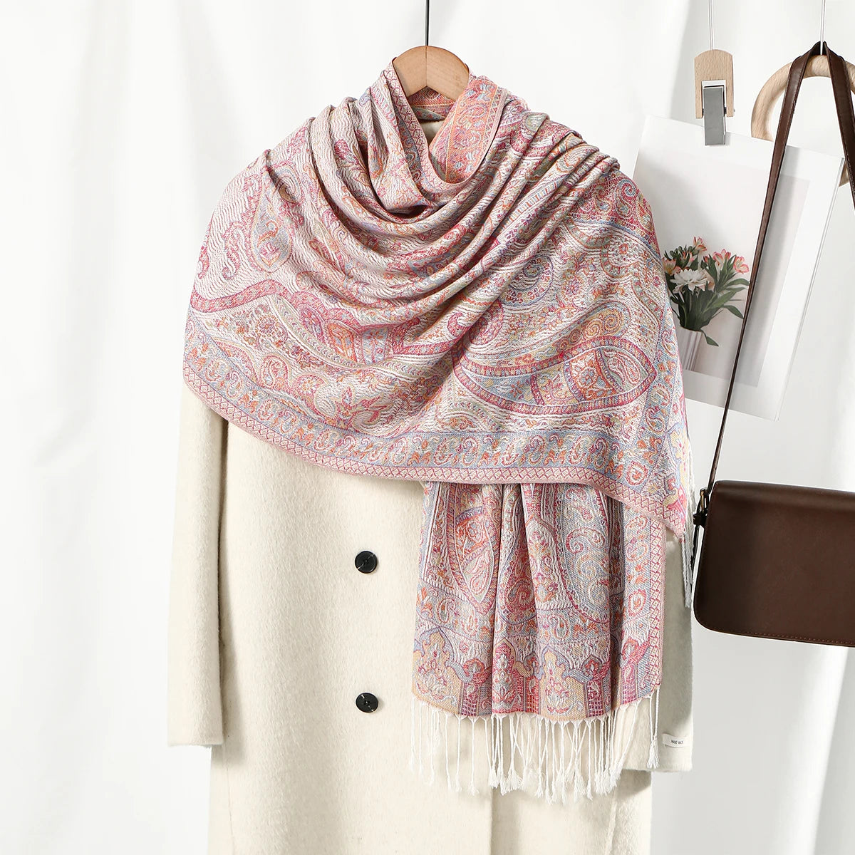 alalar-Paisley Pashmina Hijab