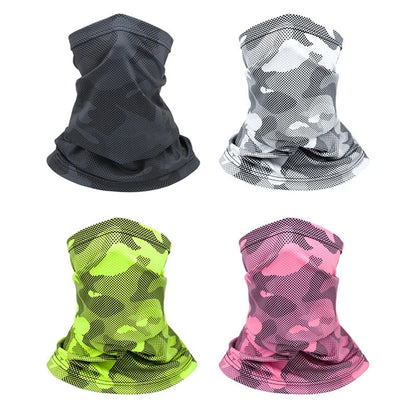 alalar-Men Silk Face Cover Neck  Breathable Hiking Scarf