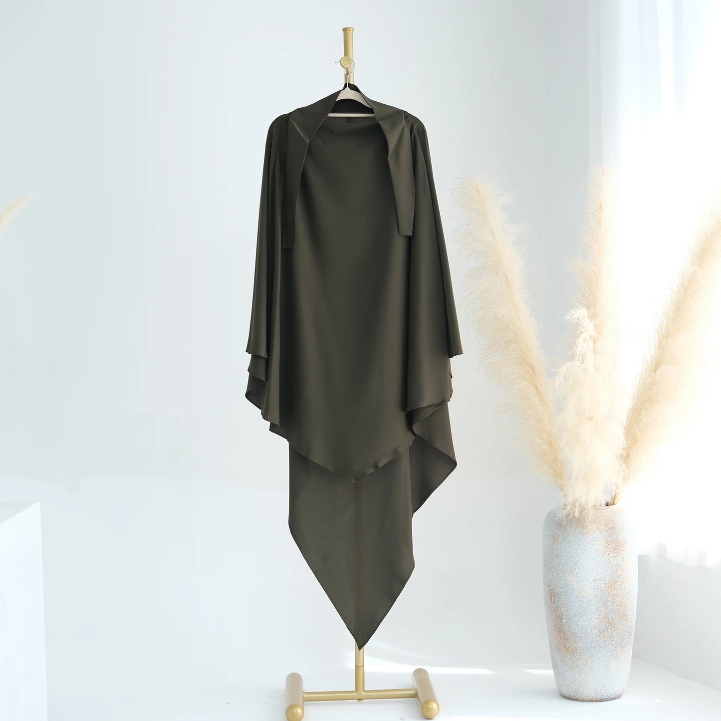 alalar-Extra-long Khimar Hijab Scarf for Muslim Women, Islamic Clothing Prayer Headcover, Dubai Turkish Hijabi Headscarf, Ramadan Eid