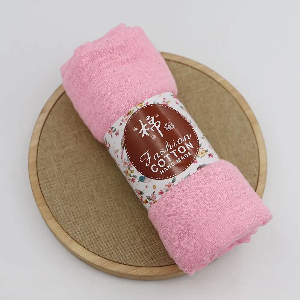 alalar-Big size  crinkle scarf for women soft cotton headscarf