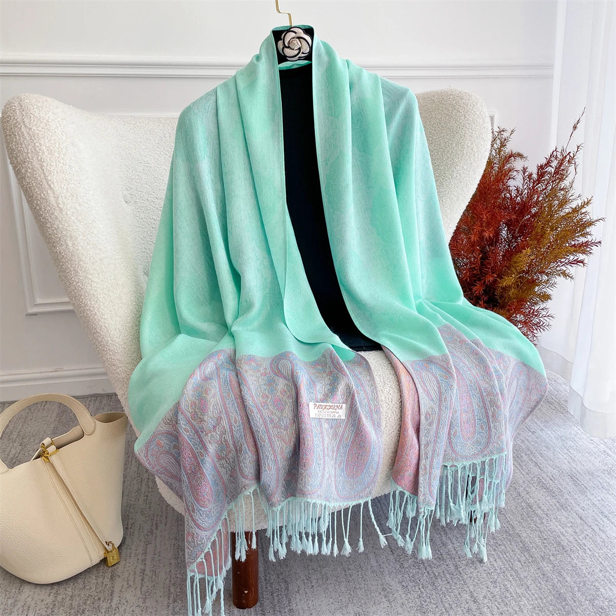 alalar | Luxury Cashmere Pashmina Shawl – Printed Autumn & Winter Wrap for Women