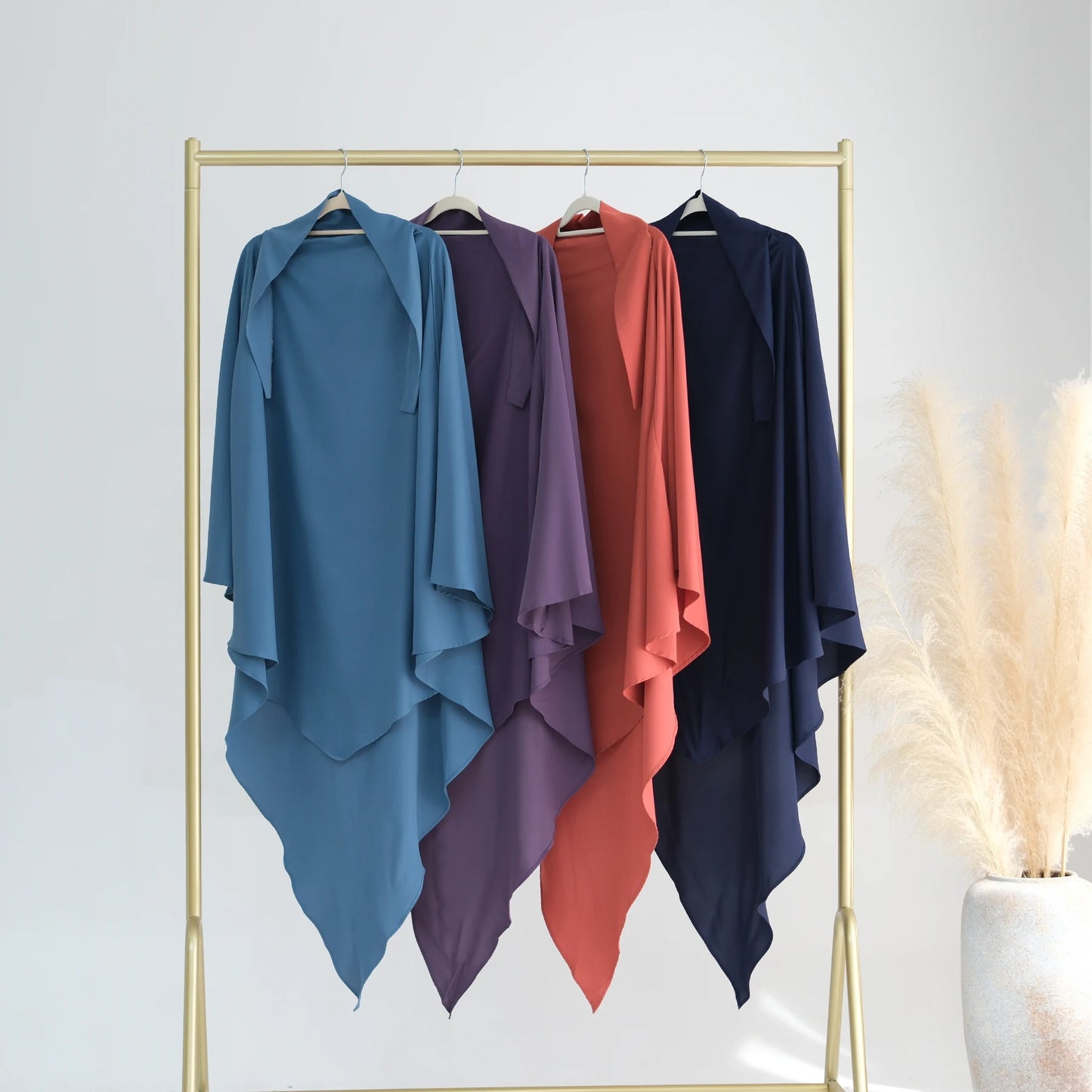 alalar-Extra-long Khimar Hijab Scarf for Muslim Women, Islamic Clothing Prayer Headcover, Dubai Turkish Hijabi Headscarf, Ramadan Eid