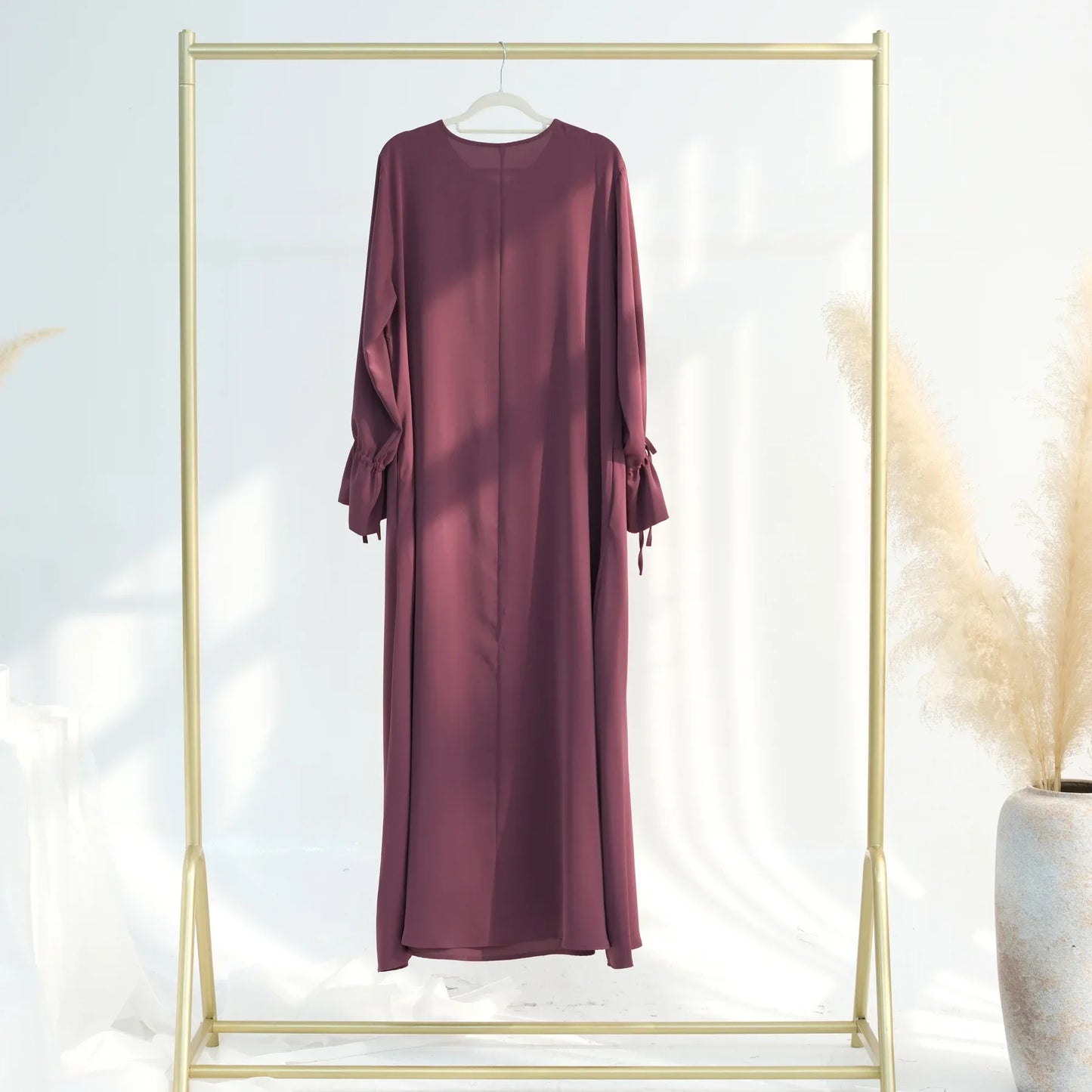 alalar | Elegant Ramadan & Dubai-Style Plain Abaya – Modest Loose-Fit Dress for Muslim Women