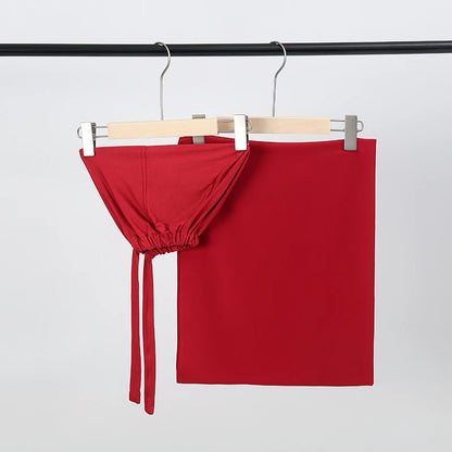 alalar-Scarf-Abaya Women2/Pcs  Muslem's Hijab With Matching Undercap Set