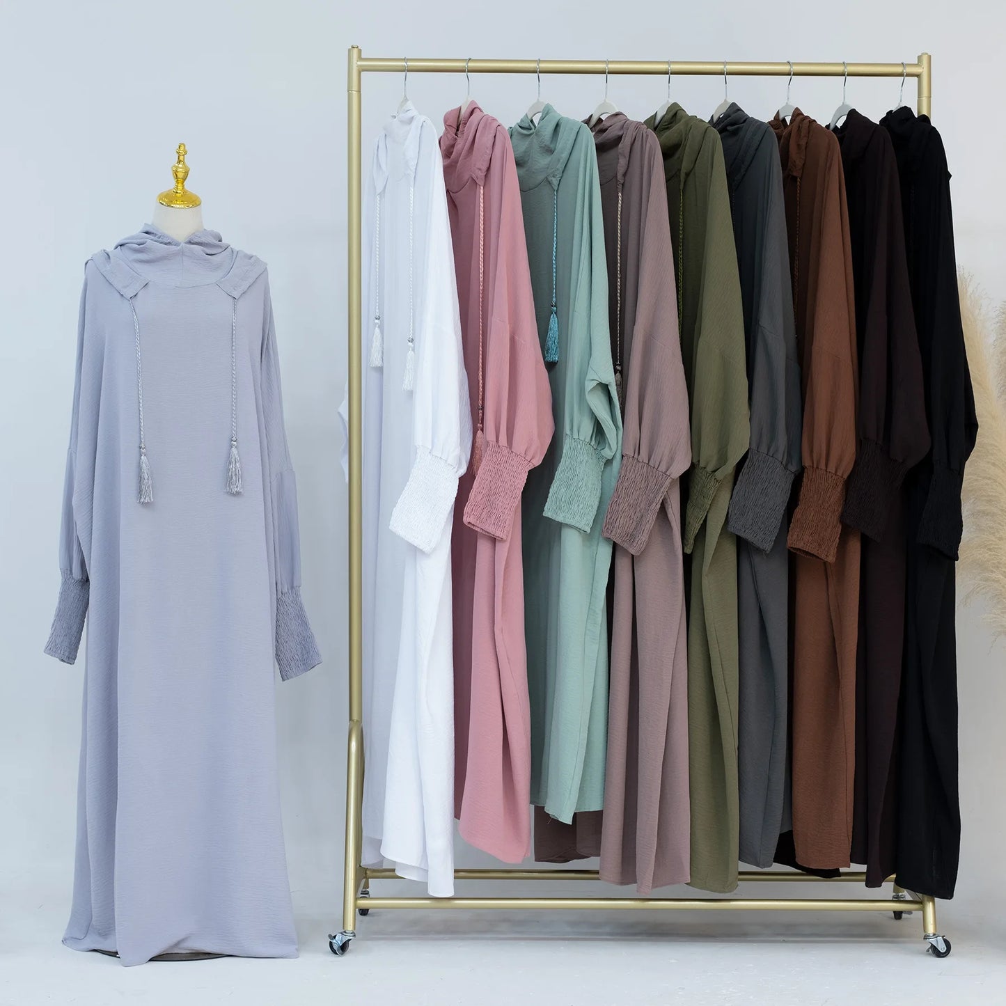 ALALAR | Hooded Jilbab Dress for Women – Eid Ramadan Morocco Kaftan Dubai Modest Long Robe 2026