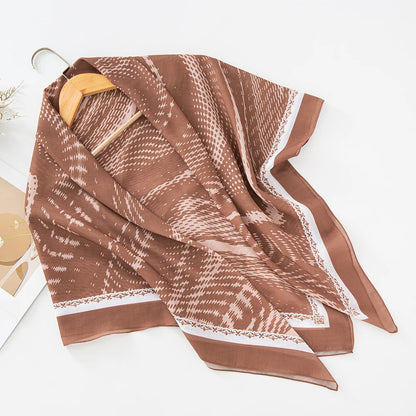 alalar-Scarf-Abaya Women Malaysia Tudung Bawal Flower Print Hijab New Design Headscarf