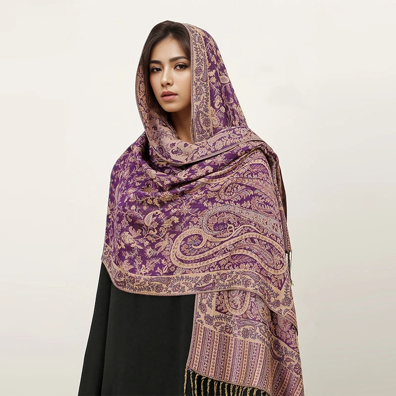 alalar | Bohemia Pashmina Hijab — Long Cashmere-Feel Shawl