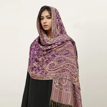 alalar | Bohemia Pashmina Hijab — Long Cashmere-Feel Shawl