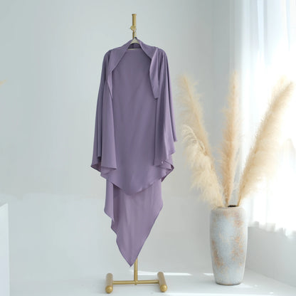 alalar-Extra-long Khimar Hijab Scarf for Muslim Women, Islamic Clothing Prayer Headcover, Dubai Turkish Hijabi Headscarf, Ramadan Eid