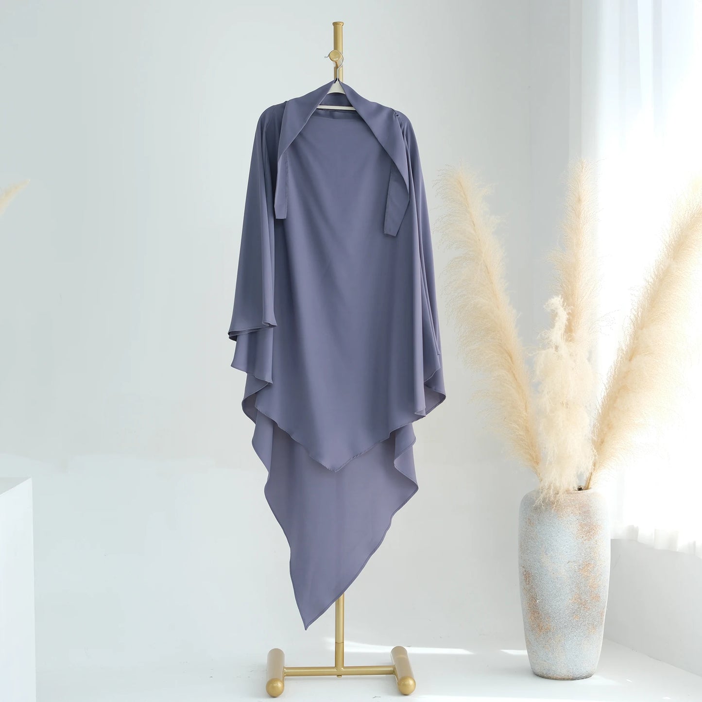 alalar-Extra-long Khimar Hijab Scarf for Muslim Women, Islamic Clothing Prayer Headcover, Dubai Turkish Hijabi Headscarf, Ramadan Eid