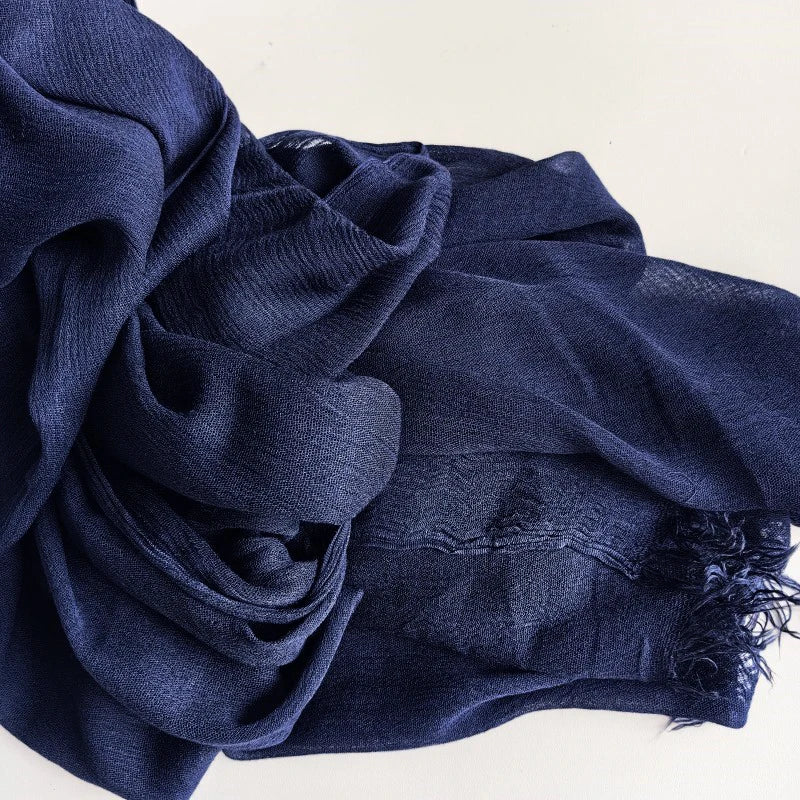 alalar | Soft Cotton Viscose Hijab – Multi-Color Lightweight Scarf - حجاب قطني بالوان متعددة