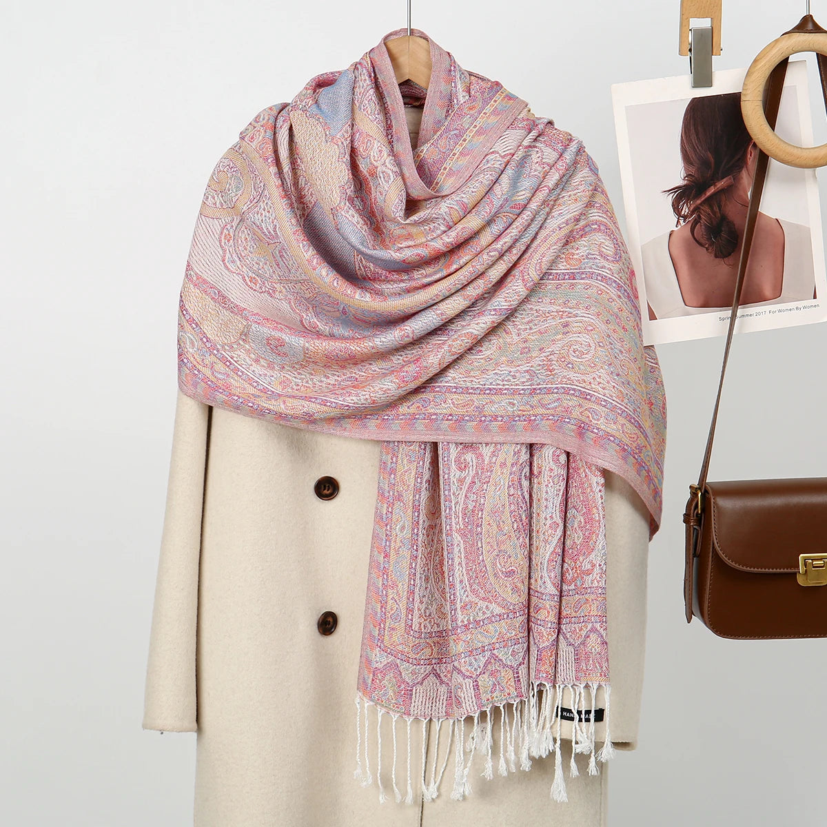 alalar-Paisley Pashmina Hijab