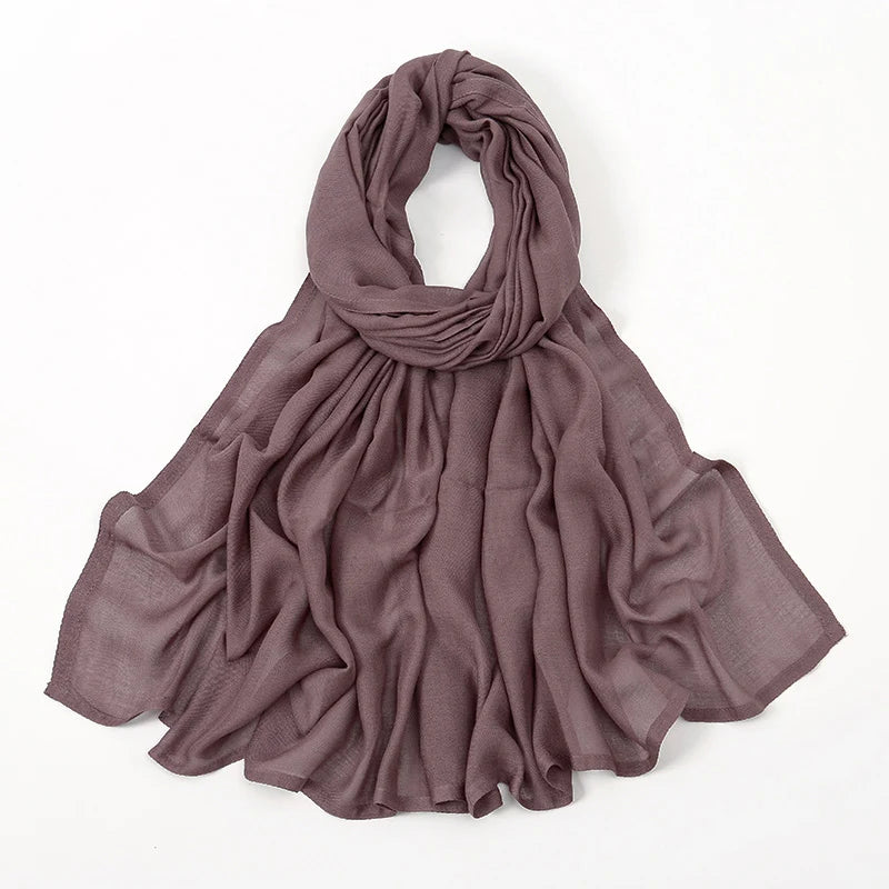 alalar-170*70cm Muslim Modal Women Hijab Rayon Cotton Shawls