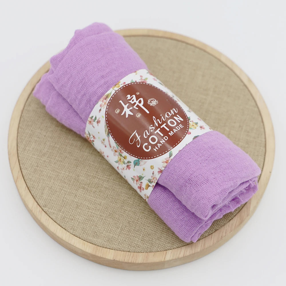 alalar-Big size  crinkle scarf for women soft cotton headscarf