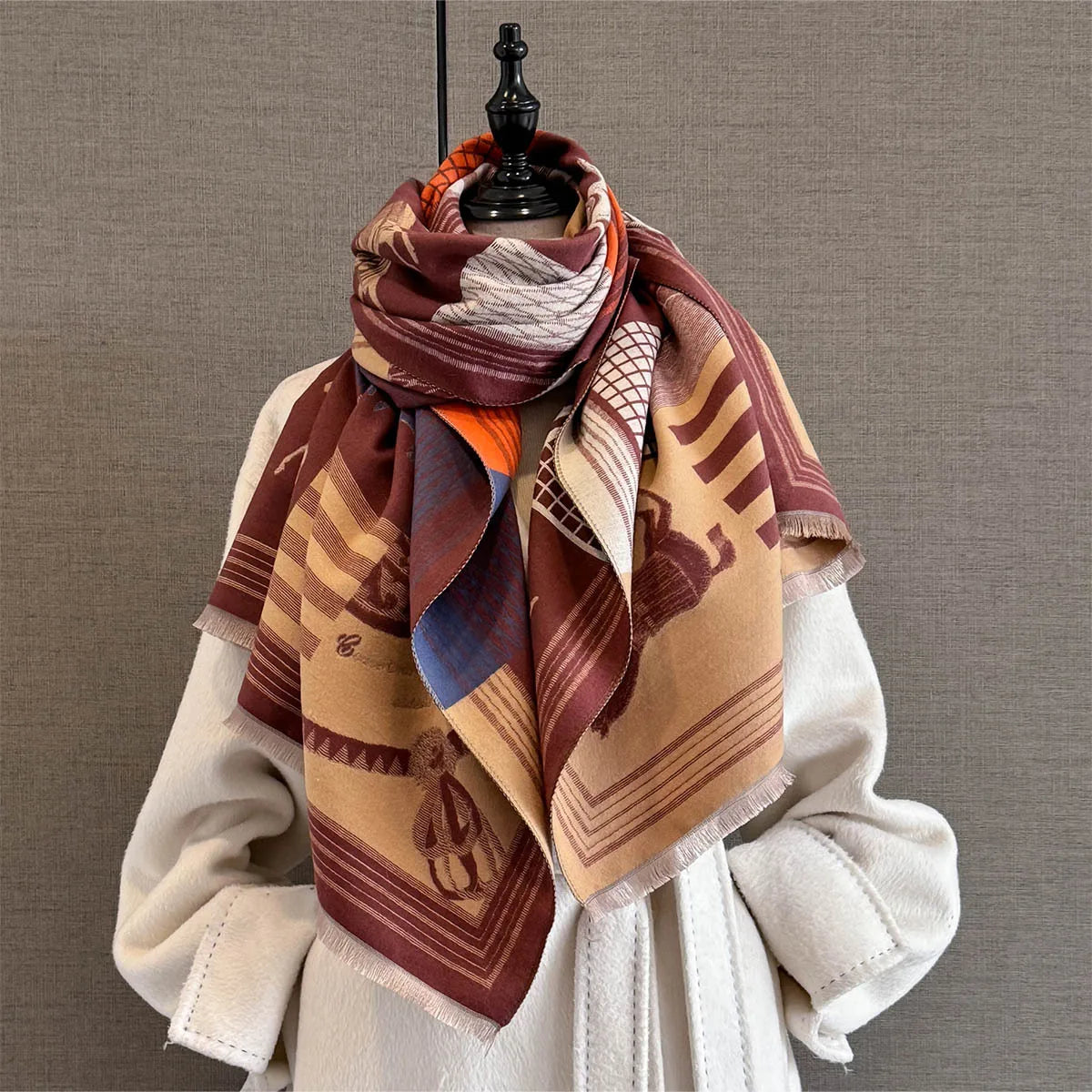alalar | Luxury Winter Cashmere Scarf for Women – Ultra Soft & Warm