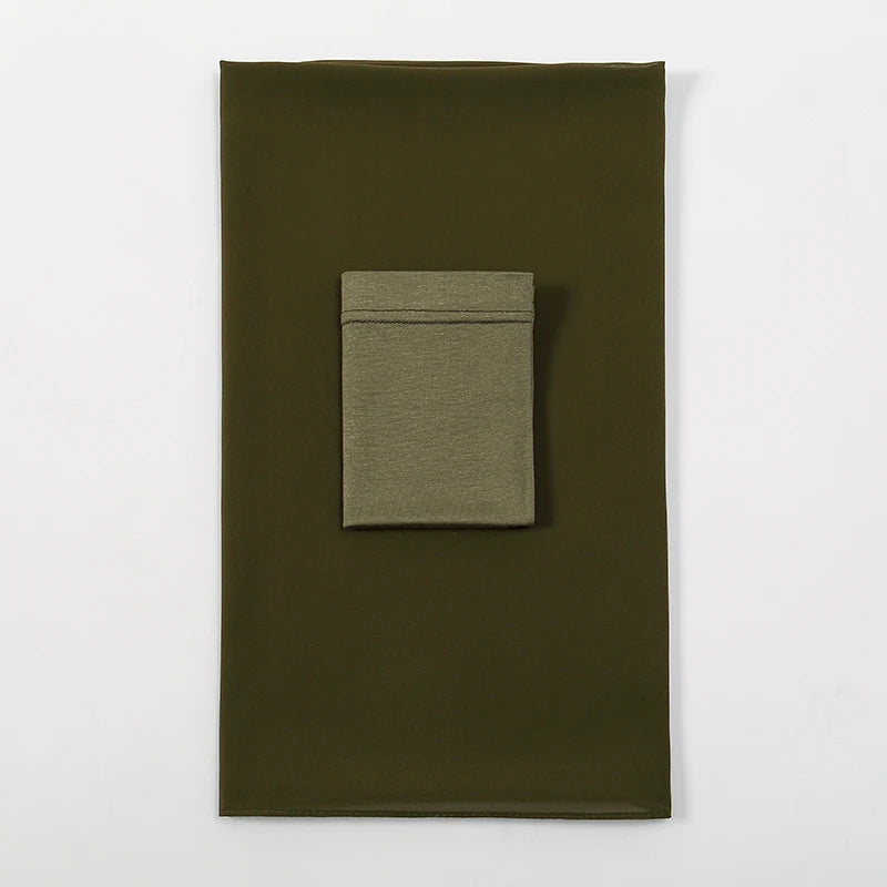 alalar-Scarf-Abaya Women2/Pcs  Muslem's Hijab With Matching Undercap Set