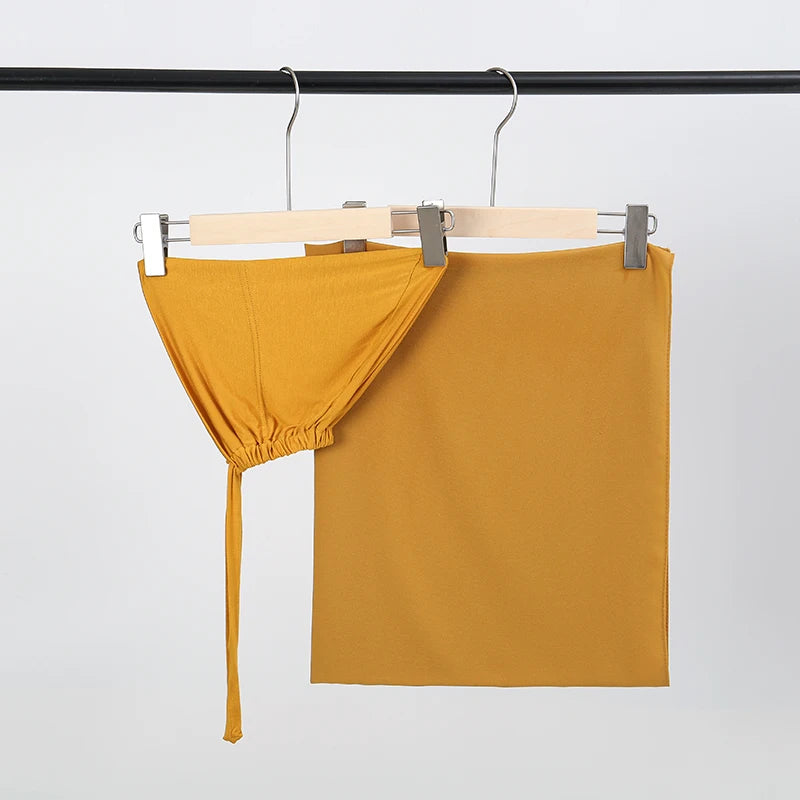 alalar-Scarf-Abaya Women2/Pcs  Muslem's Hijab With Matching Undercap Set