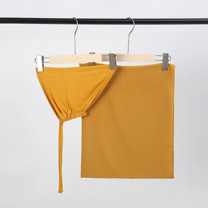 alalar-Scarf-Abaya Women2/Pcs  Muslem's Hijab With Matching Undercap Set