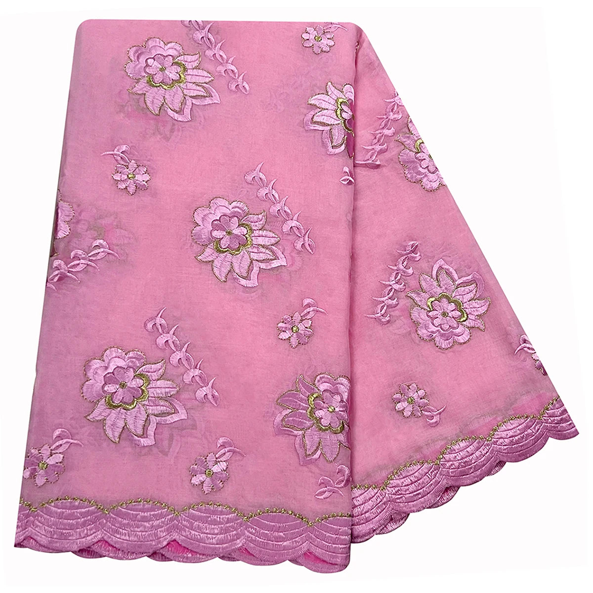 alalar| Embroidered Cotton Hijab Scarf – African Style Muslim Headscarf Dubai Modest Fashion
