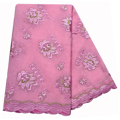 alalar| Embroidered Cotton Hijab Scarf – African Style Muslim Headscarf Dubai Modest Fashion