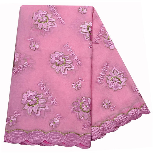 alalar| Embroidered Cotton Hijab Scarf – African Style Muslim Headscarf Dubai Modest Fashion