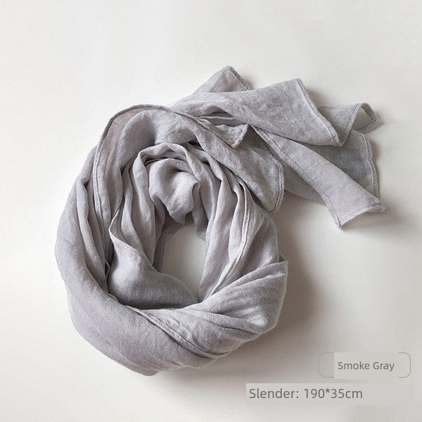 alalar | Women’s Winter Cotton & Linen Scarf – Warm Seasonal Shawl