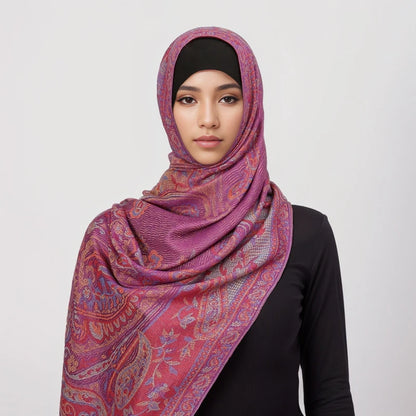 alalar | Bohemia Pashmina Hijab — Long Cashmere-Feel Shawl