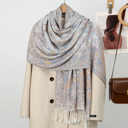 alalar-Paisley Pashmina Hijab